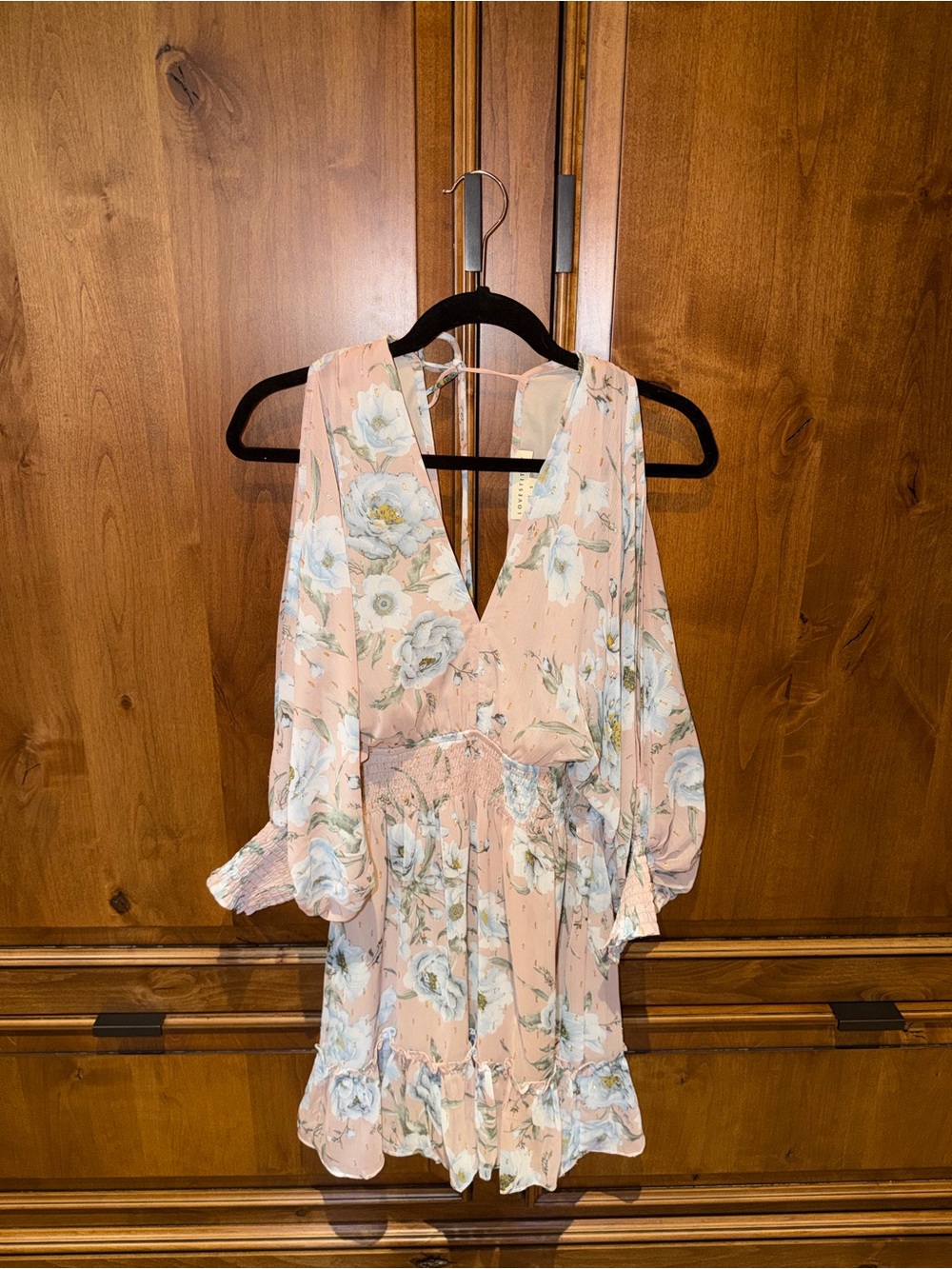 lovestitch Pink Floral Mini Dress